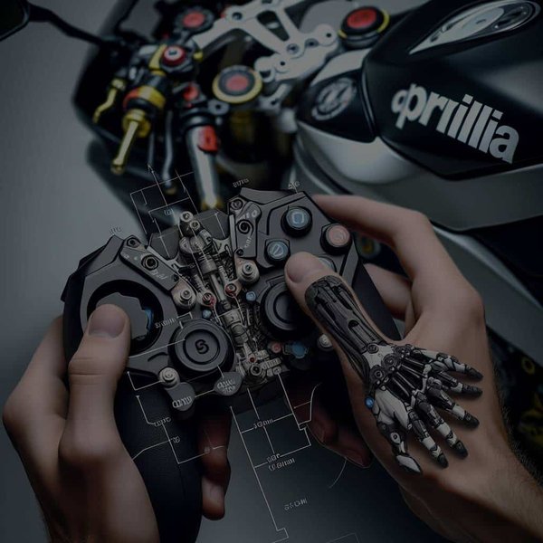 Quelle est la technique pour ajuster les commandes reculées d'une Aprilia Tuono V4 pour une ergonomie parfaite ?